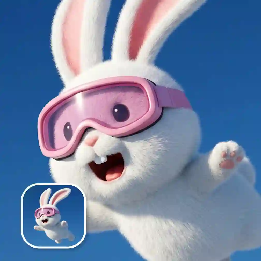 Frame-to-video interface for turning still images into animated clips