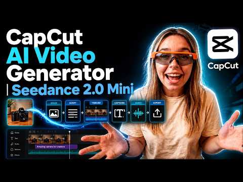 YouTube thumbnail about using one product photo to create a full video workflow with Seedance 2.0 Mini