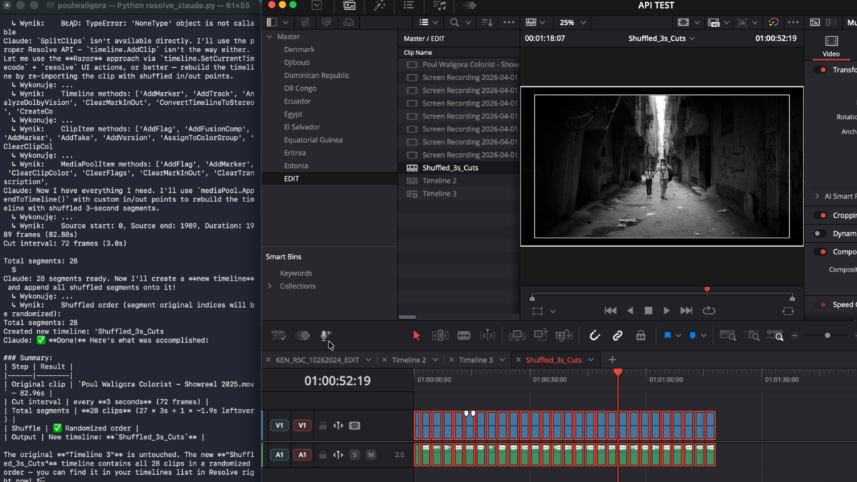 Claude and DaVinci Resolve shown together in a tutorial article image